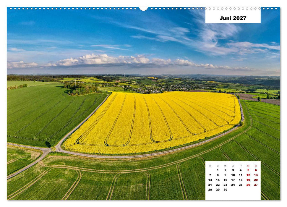 Unser Erzgebirge von oben (CALVENDO Premium Wandkalender 2027)