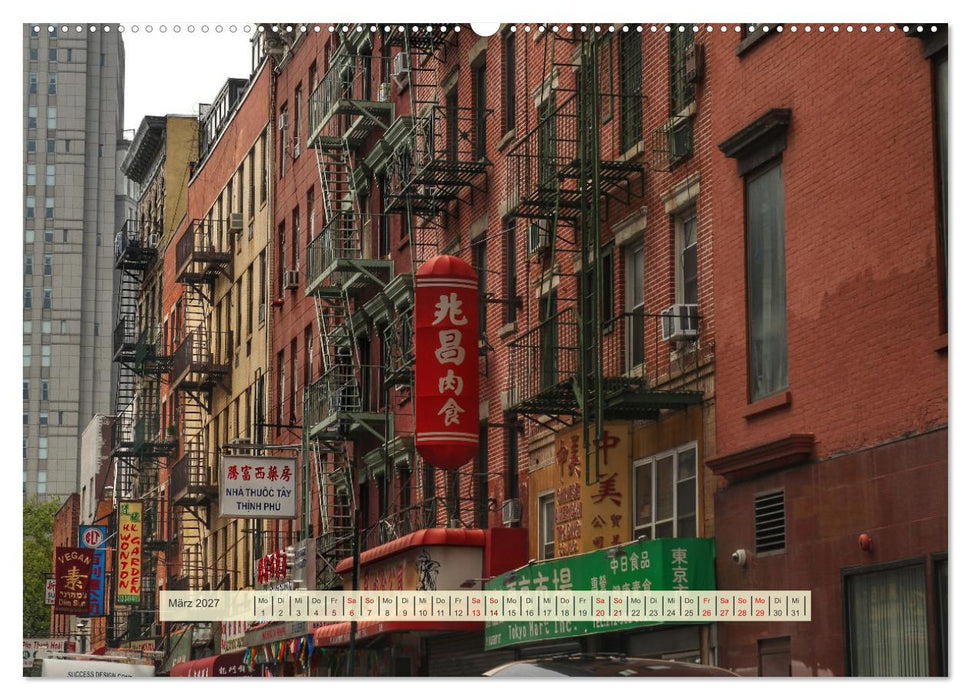Streets of New York - Zu Fuß durch die Metropole der Superlative (CALVENDO Wandkalender 2027)
