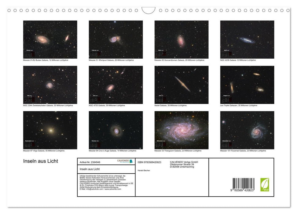 Inseln aus Licht (CALVENDO Wandkalender 2027)