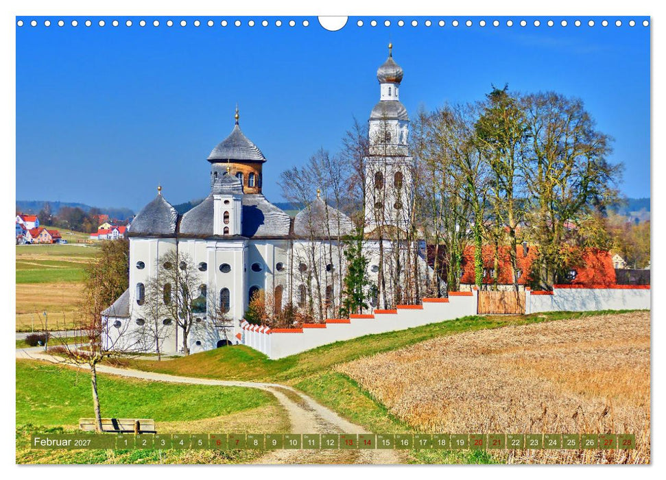 Unterwegs im Wittelsbacher Land (CALVENDO Wandkalender 2027)