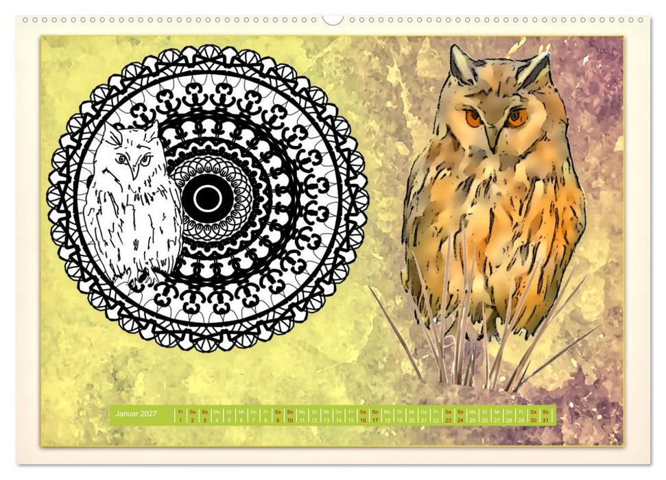 Mandalas 2027 - Beruhigende Momente (CALVENDO Wandkalender 2027)