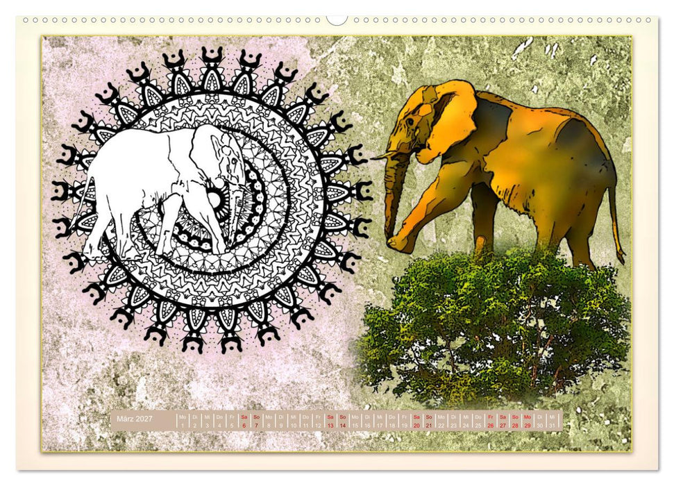 Mandalas 2027 - Beruhigende Momente (CALVENDO Wandkalender 2027)