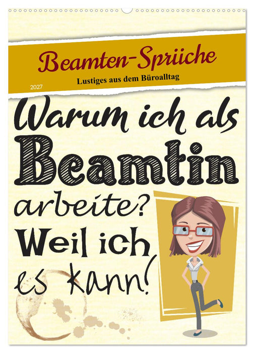 Beamten-Sprüche (CALVENDO Wandkalender 2027)