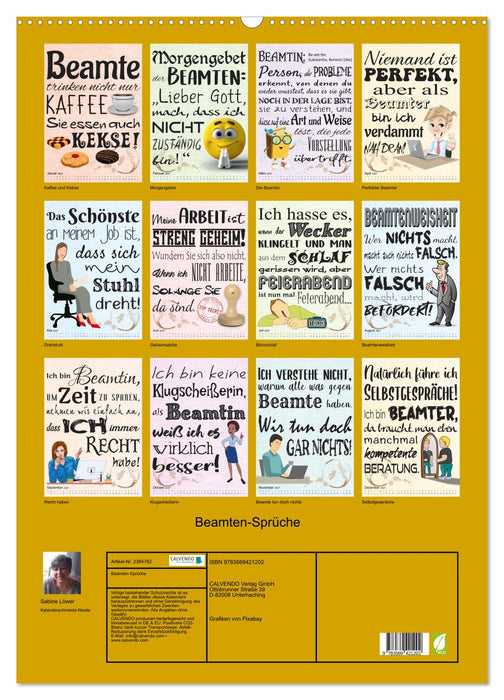 Beamten-Sprüche (CALVENDO Wandkalender 2027)
