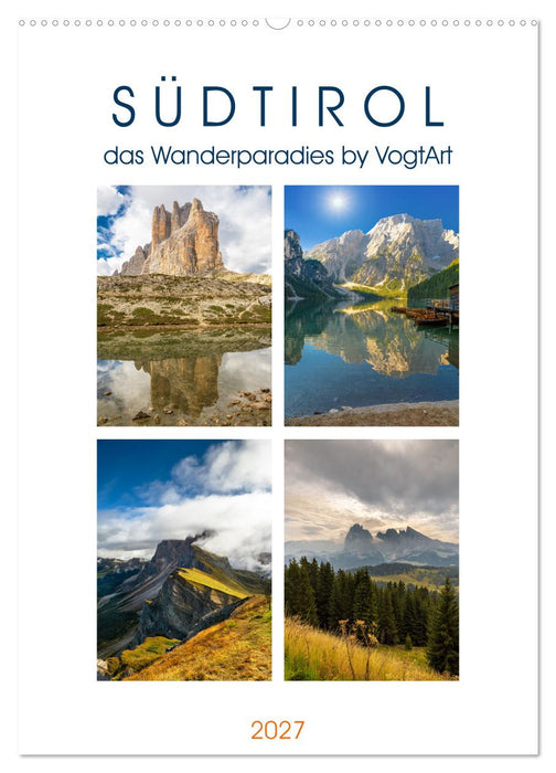 Südtirol, das Wanderparadies (CALVENDO Wandkalender 2027)