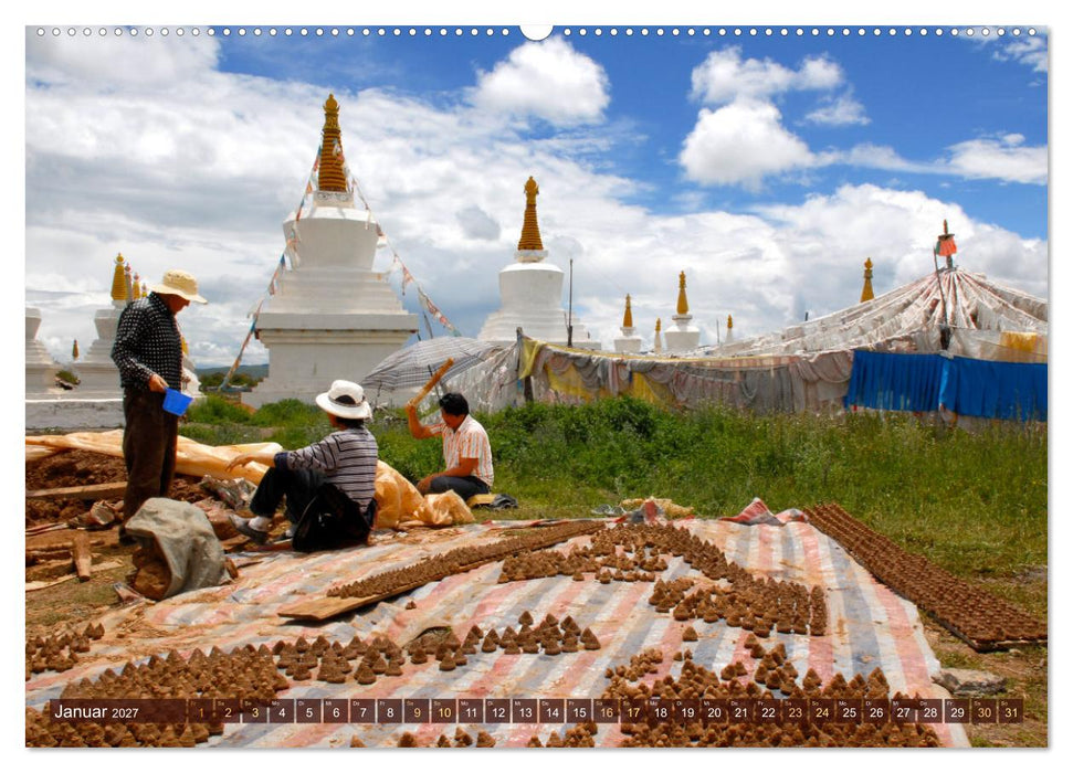 Tibet bewegt (CALVENDO Wandkalender 2027)