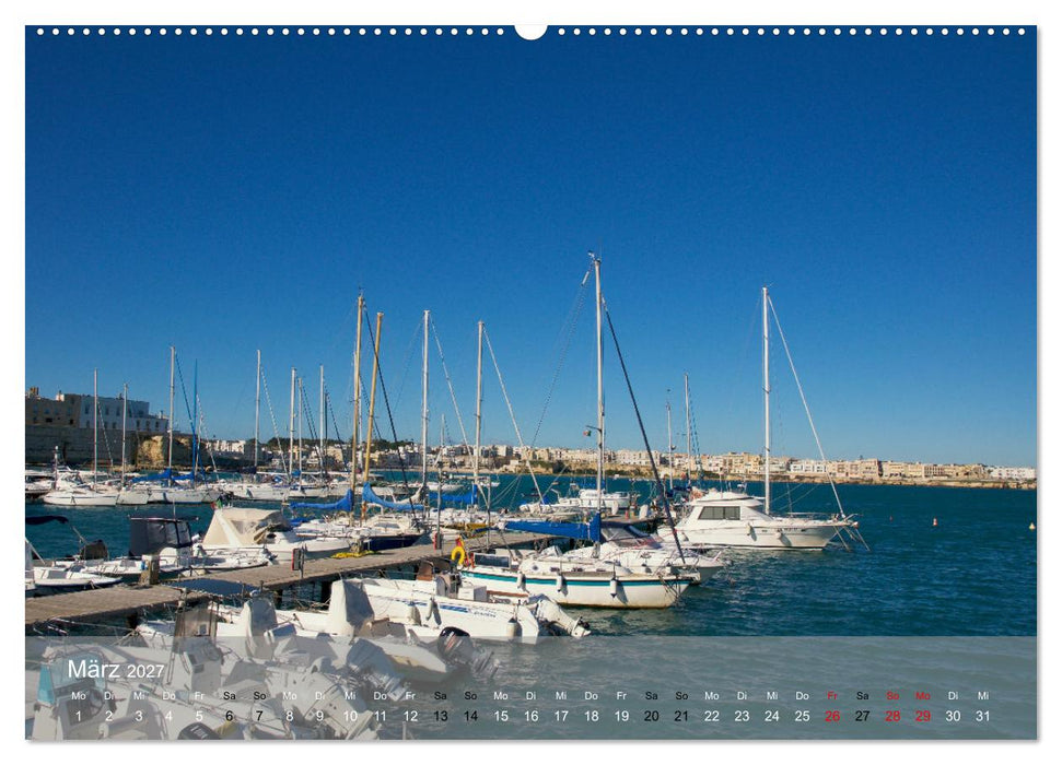 Der Küste entlang im Salento (CALVENDO Premium Wandkalender 2027)