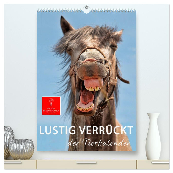 Lustig verrückt - der Tierkalender (CALVENDO Premium Wandkalender 2027)
