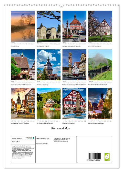 Rems und Murr (CALVENDO Premium Wandkalender 2027)