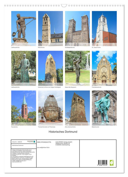 Historisches Dortmund (CALVENDO Wandkalender 2027)