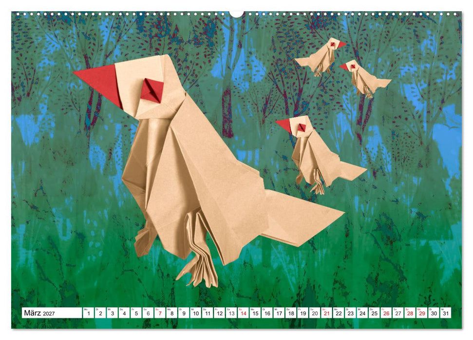 ORIGAMI - Kreativität ohne Grenzen (CALVENDO Wandkalender 2027)