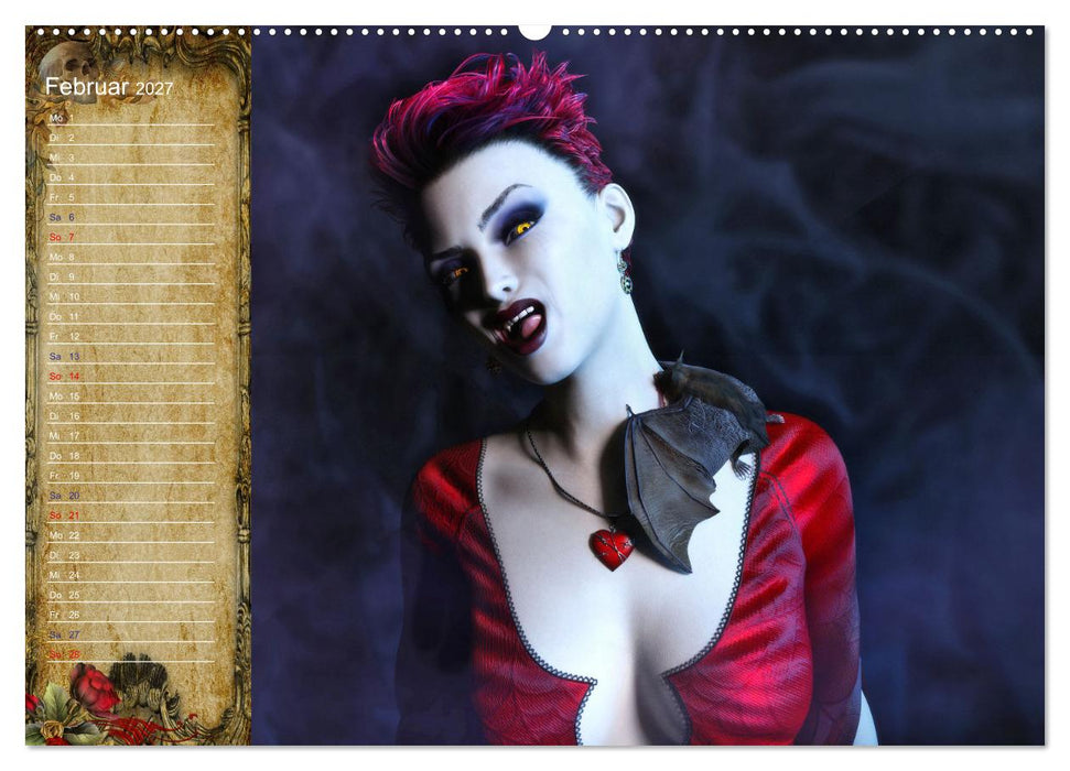 Vampire - Kinder der Nacht (CALVENDO Wandkalender 2027)