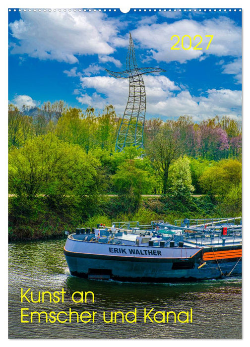 Kunst an Emscher und Kanal (CALVENDO Wandkalender 2027)