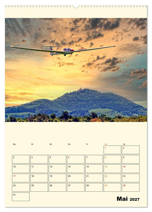 Segelfliegen - dem Himmel ganz nah (CALVENDO Wandkalender 2027)