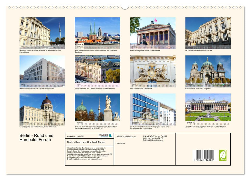 Berlin - Rund ums Humboldt Forum (CALVENDO Premium Wandkalender 2027)