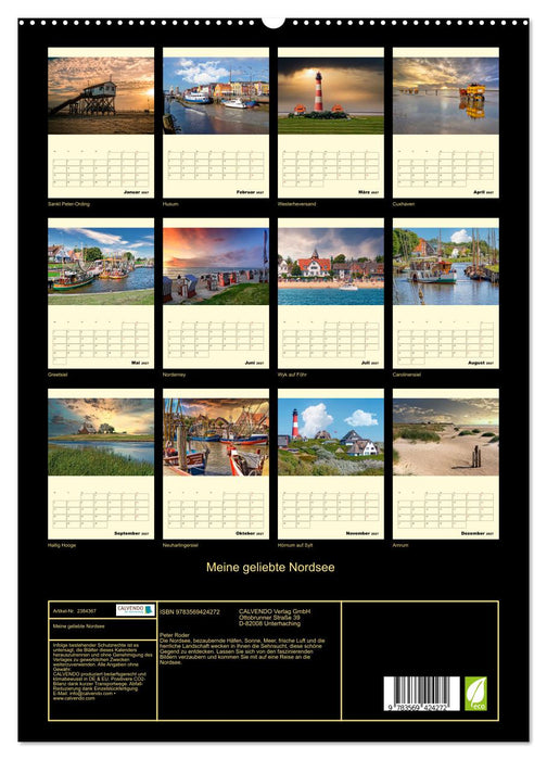 Meine geliebte Nordsee (CALVENDO Premium Wandkalender 2027)