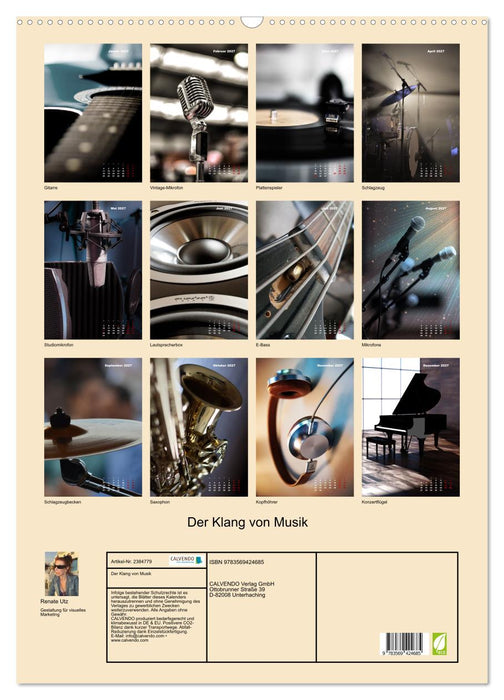 Der Klang von Musik (CALVENDO Wandkalender 2027)