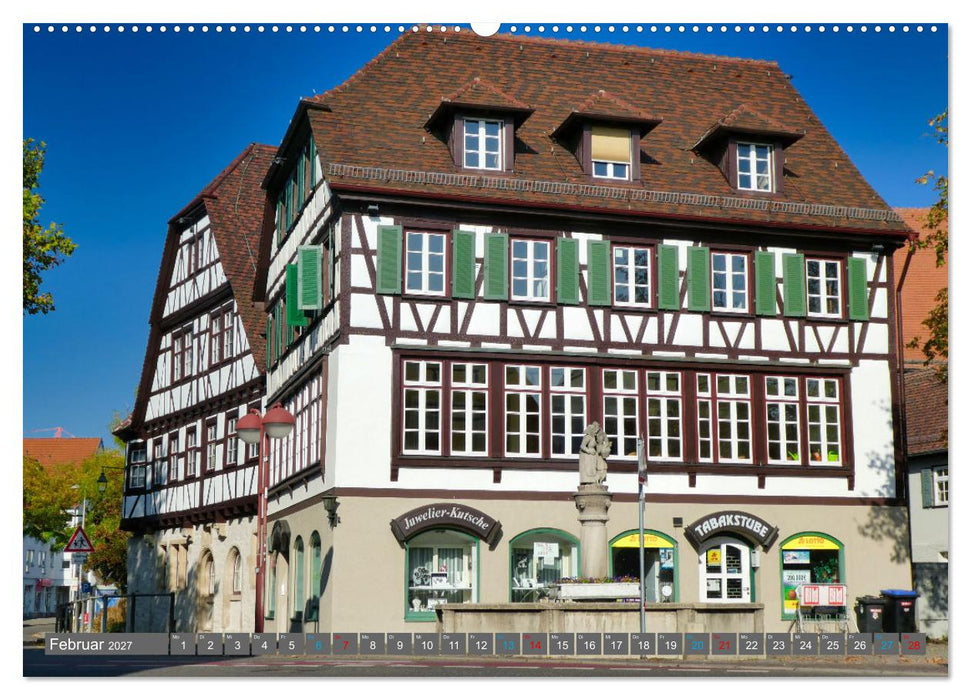 Stuttgarter Tagestouren (CALVENDO Premium Wandkalender 2027)