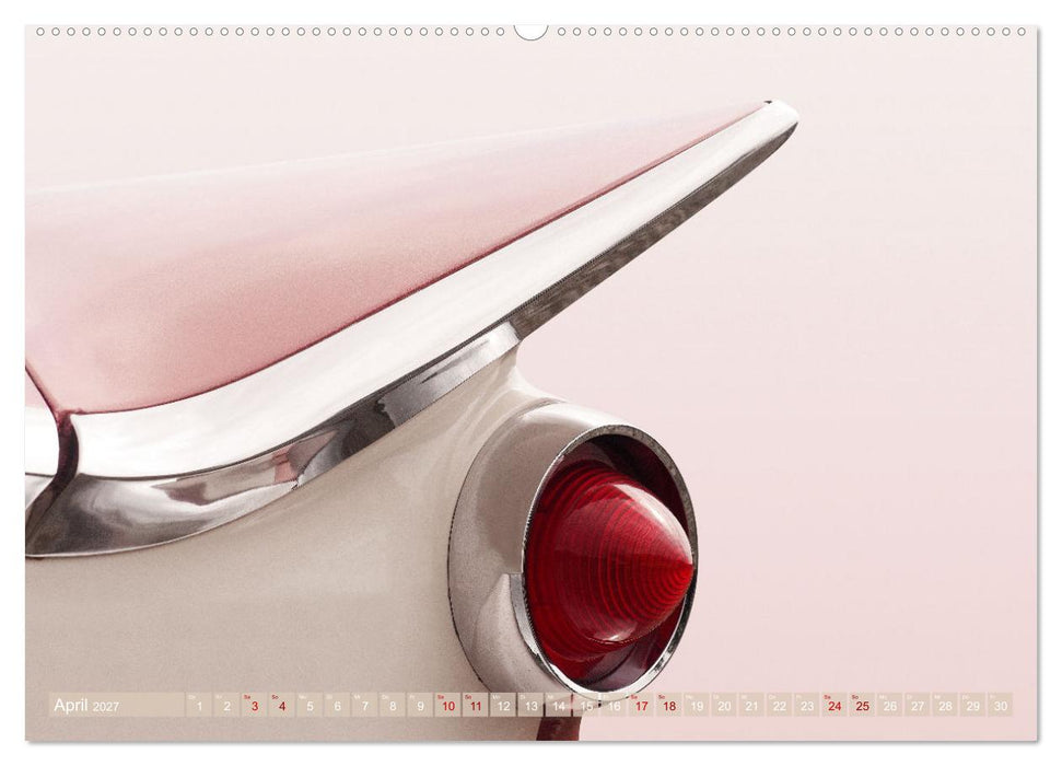 US Autoklassiker 1950er bis 1970er Details (CALVENDO Premium Wandkalender 2027)