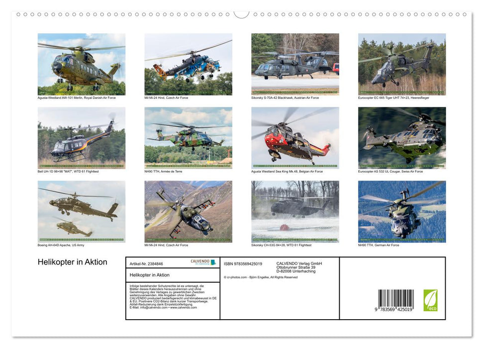Helikopter in Aktion (CALVENDO Premium Wandkalender 2027)