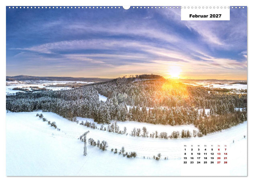 Unser Erzgebirge von oben (CALVENDO Wandkalender 2027)