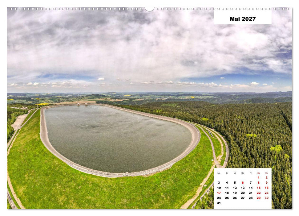 Unser Erzgebirge von oben (CALVENDO Wandkalender 2027)