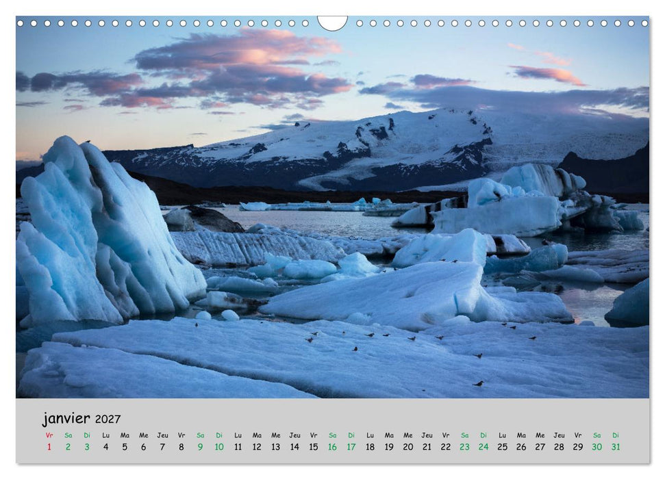 Surprenante Islande (CALVENDO Calendrier mensuel 2027)