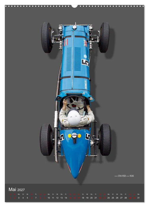 Legenden des Rennsports, Historic Grand Prix Cars 1925-1960 (CALVENDO Wandkalender 2027)