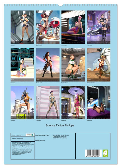 Science Fiction Pin Ups (CALVENDO Premium Wandkalender 2027)