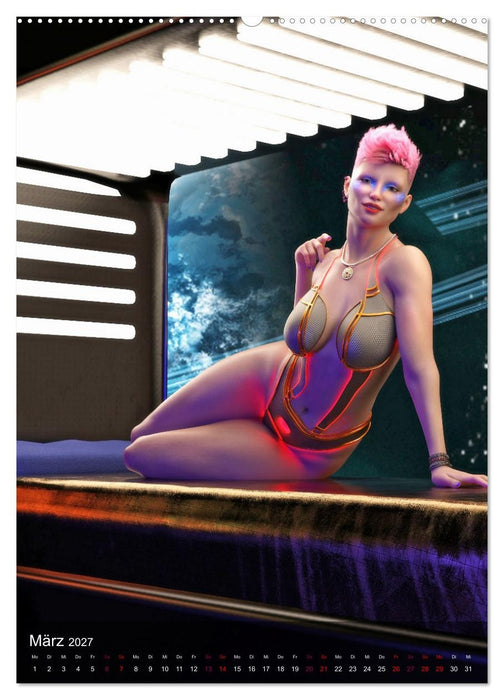 Science Fiction Pin Ups (CALVENDO Premium Wandkalender 2027)