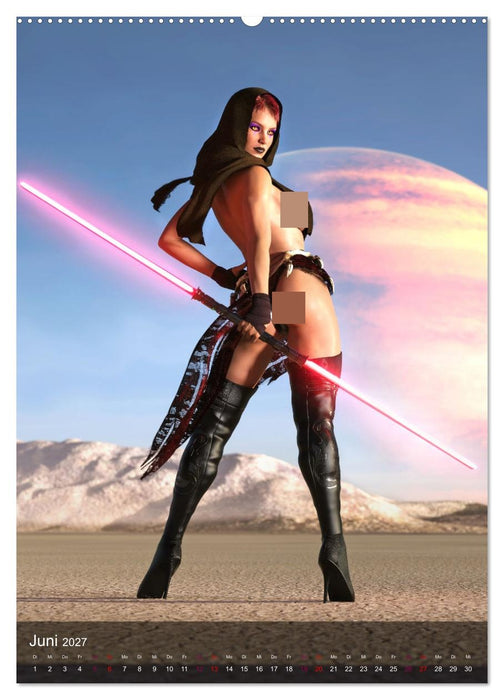 Science Fiction Pin Ups (CALVENDO Premium Wandkalender 2027)