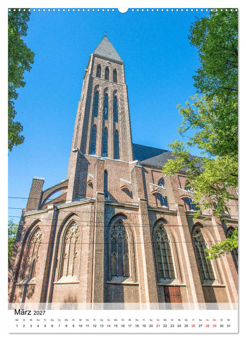 Kirchen in Düsseldorf (CALVENDO Premium Wandkalender 2027)