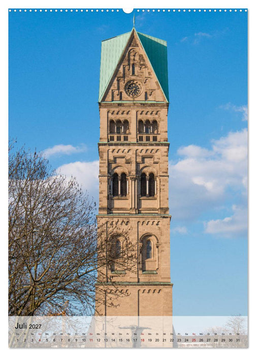 Kirchen in Düsseldorf (CALVENDO Premium Wandkalender 2027)