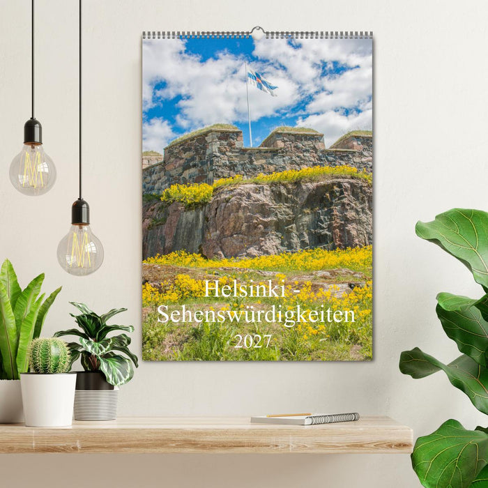 Helsinki - Sehenswürdigkeiten (CALVENDO Wandkalender 2027)