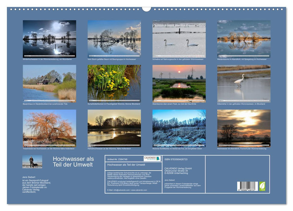 Hochwasser als Teil der Umwelt (CALVENDO Wandkalender 2027)