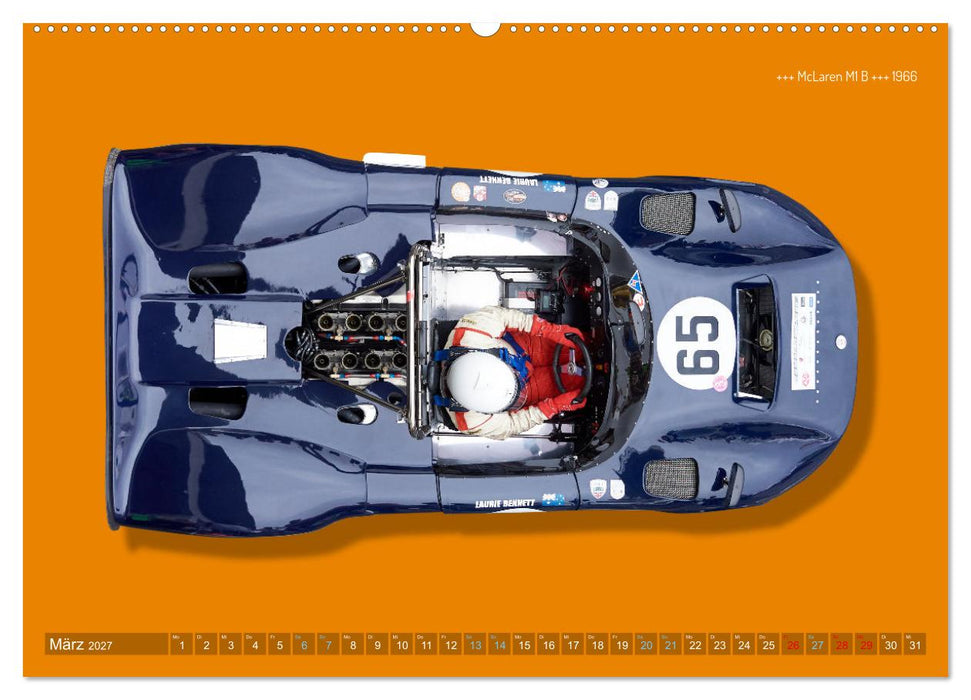 Legenden des Rennsports Historic Sports Cars 1960-1975 (CALVENDO Wandkalender 2027)