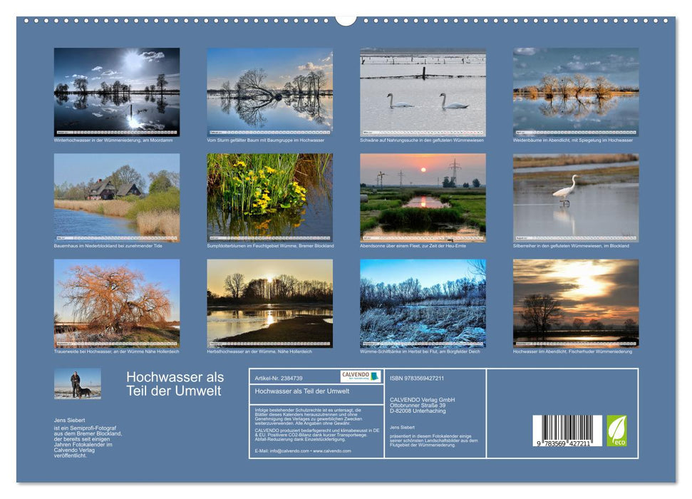 Hochwasser als Teil der Umwelt (CALVENDO Premium Wandkalender 2027)