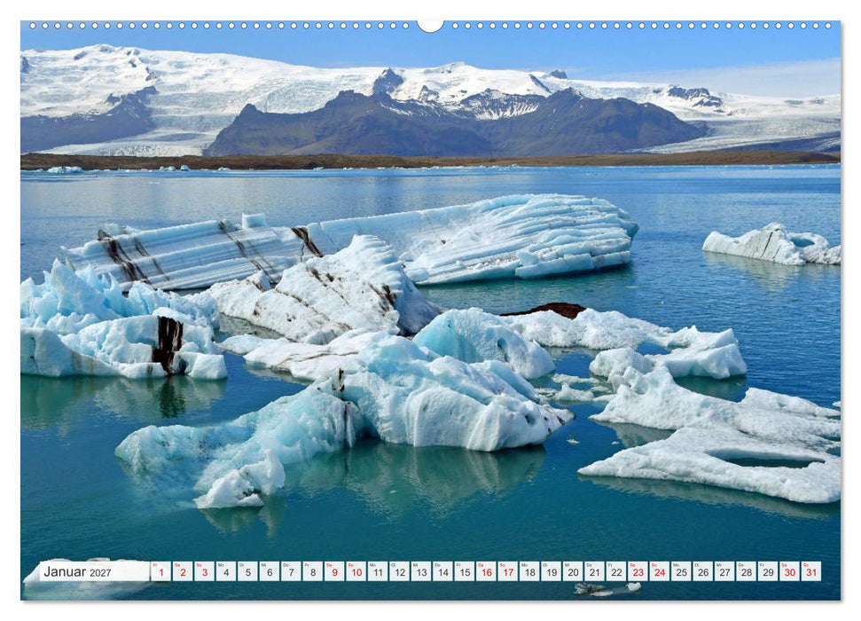 ISLAND, Insel aus Feuer und Eis (CALVENDO Premium Wandkalender 2027)