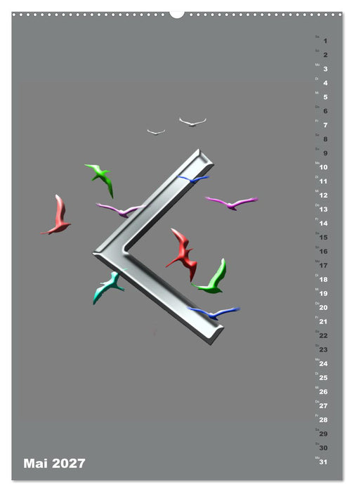 Germanische Runen (CALVENDO Premium Wandkalender 2027)