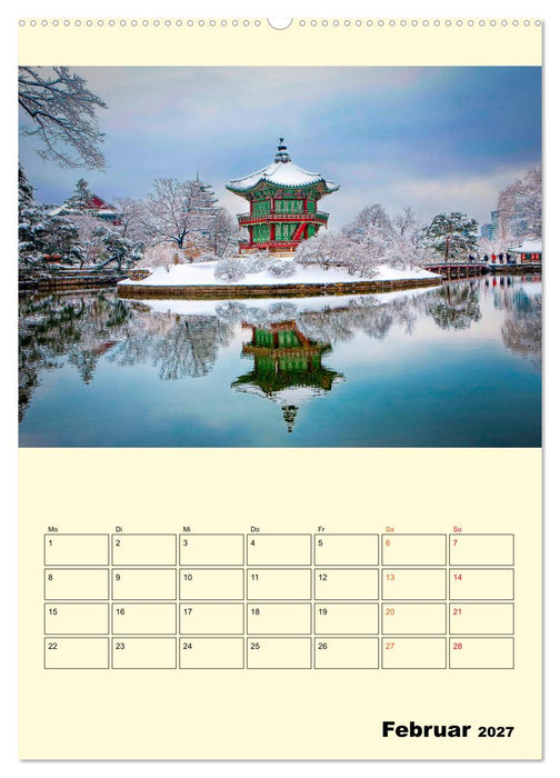 Südkorea - Tradition und Hightech (CALVENDO Wandkalender 2027)