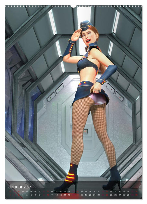 Science Fiction Pin Ups (CALVENDO Wandkalender 2027)
