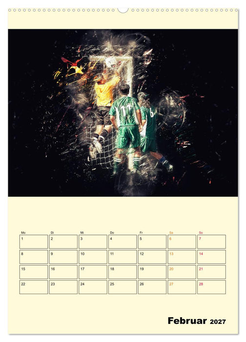 Fußball - Feuer (CALVENDO Wandkalender 2027)