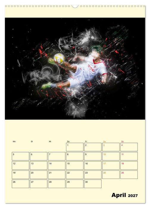 Fußball - Feuer (CALVENDO Wandkalender 2027)