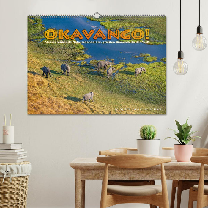Okavango! Atemberaubende Naturschönheit im größten Binnendelta der Welt (CALVENDO Wandkalender 2027)