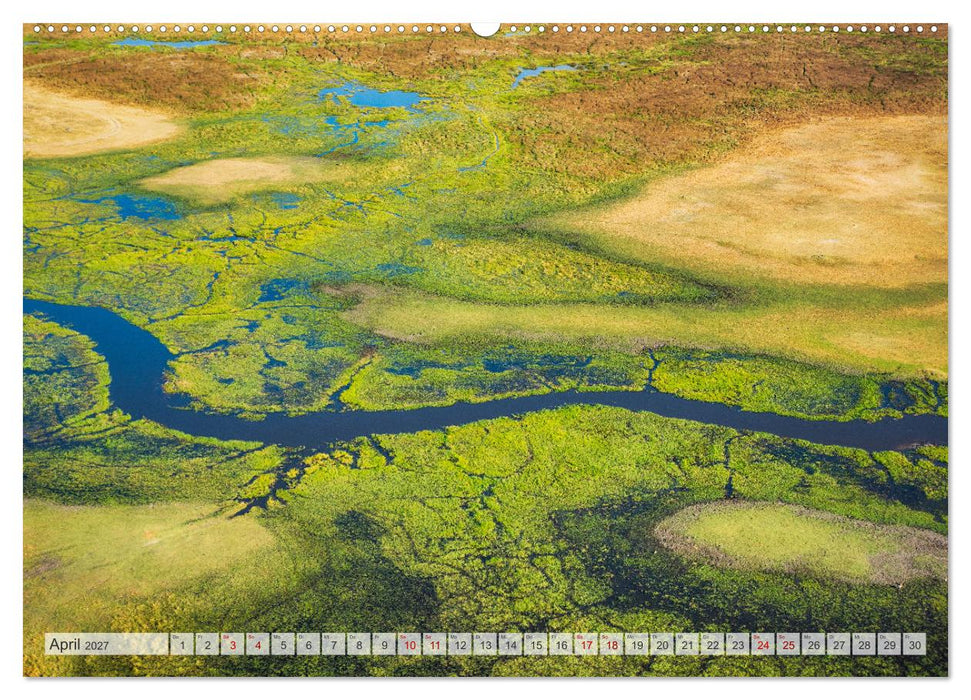 Okavango! Atemberaubende Naturschönheit im größten Binnendelta der Welt (CALVENDO Wandkalender 2027)