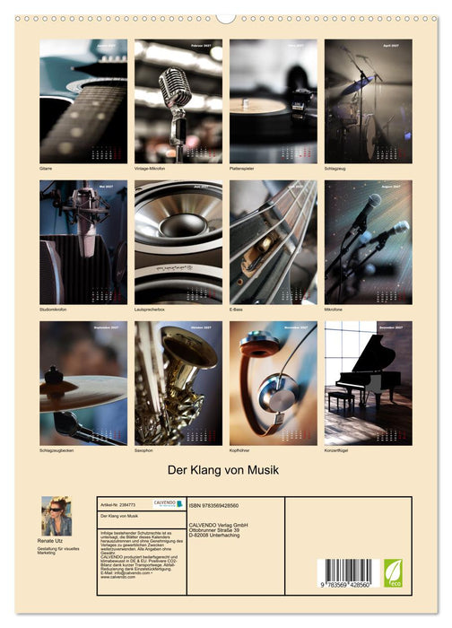 Der Klang von Musik (CALVENDO Premium Wandkalender 2027)