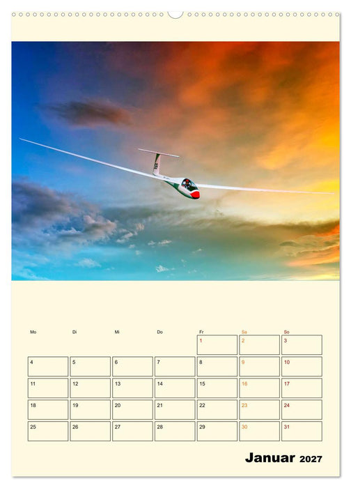 Segelfliegen - dem Himmel ganz nah (CALVENDO Premium Wandkalender 2027)