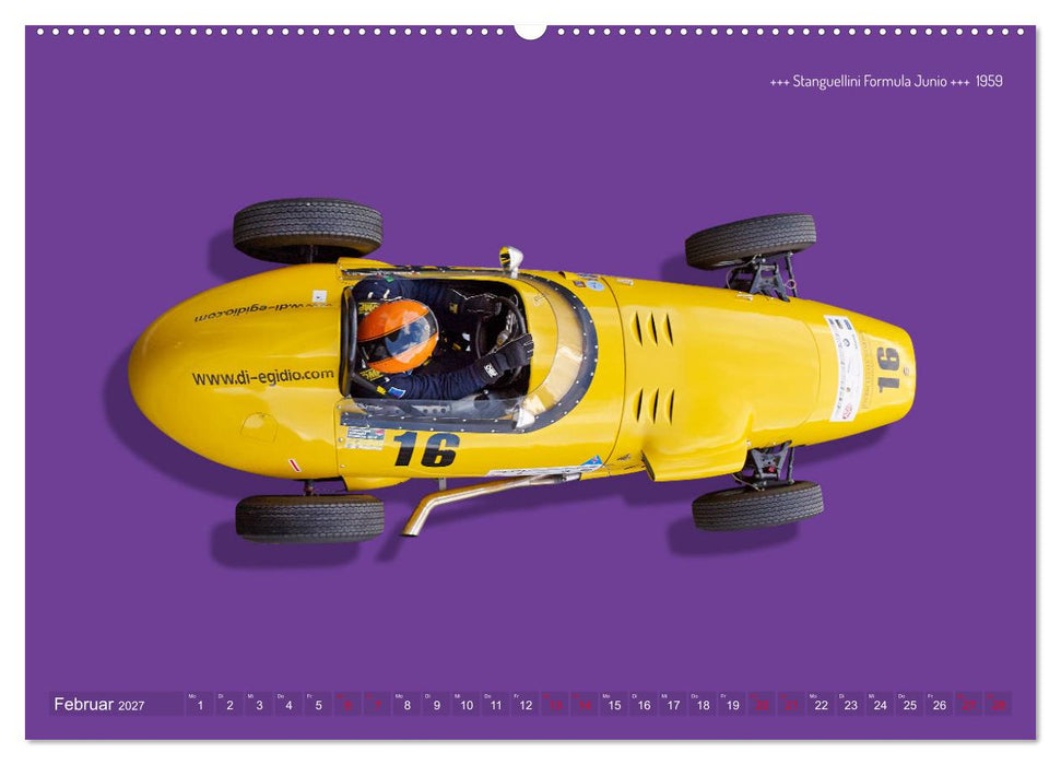 Legenden des Rennsports - Formel Junior 1955-1965 (CALVENDO Wandkalender 2027)