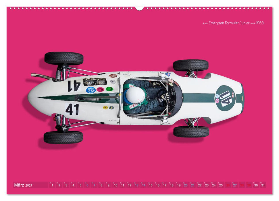 Legenden des Rennsports - Formel Junior 1955-1965 (CALVENDO Wandkalender 2027)