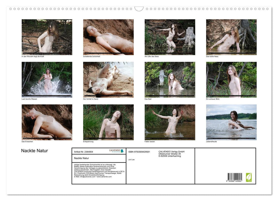 Nackte Natur (CALVENDO Wandkalender 2027)